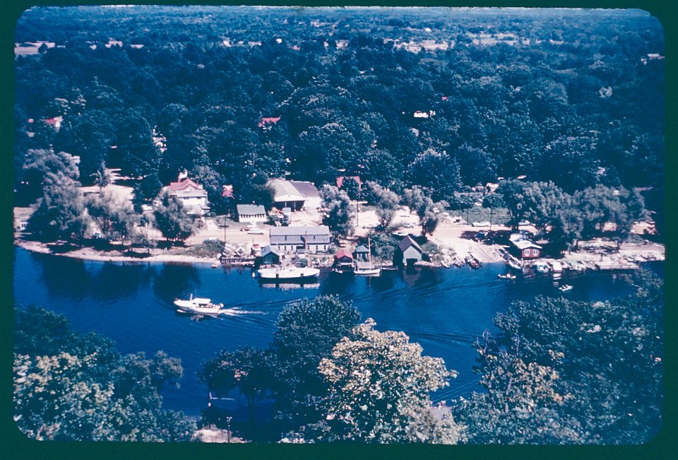 Kalamazoo River from Mt. Baldy 1962